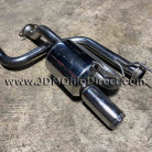 JDM EK9 Mugen Twin Loop Sports Cat Back Exhaust 